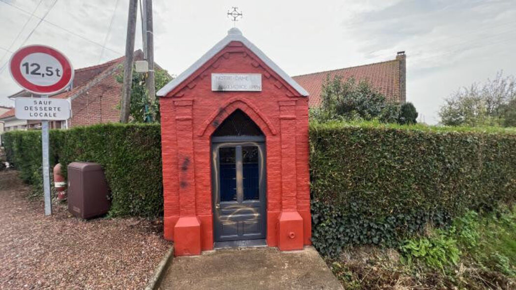 Une chapelle vandalisée à Busnes (62)
