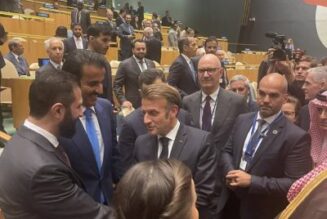 Macron, chef d’un État en déliquescence reconnaît un État fantôme