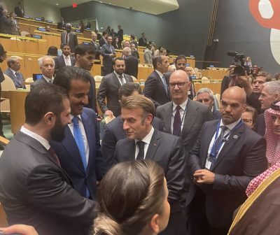 Macron, chef d’un État en déliquescence reconnaît un État fantôme