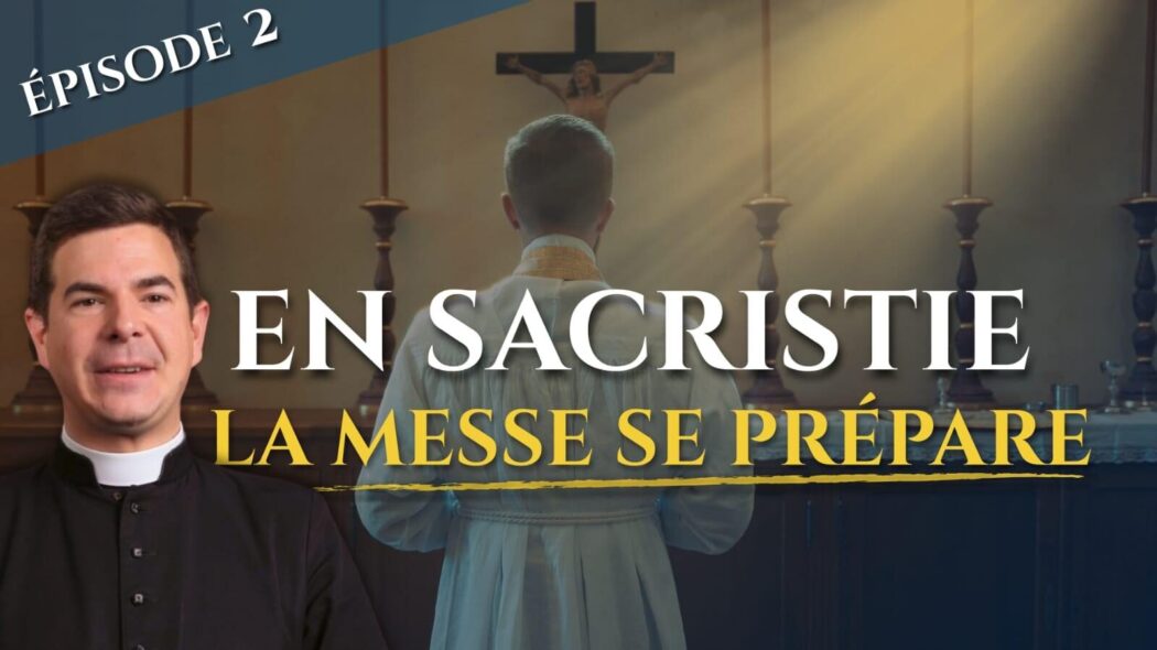 En sacristie… La messe se prépare