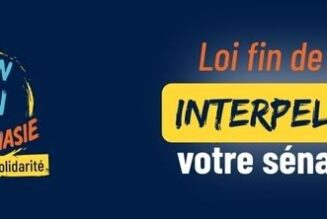 Tandis que le pays s’enfonce dans la crise, les sénateurs préparent l’examen des textes sur la fin de vie
