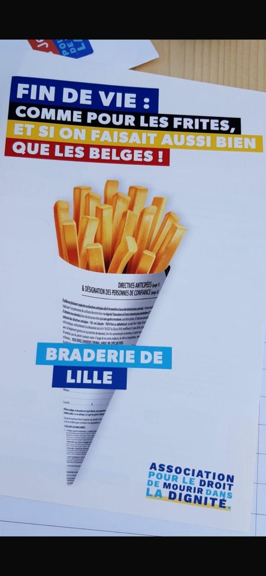 L’ADMD n’a pas toutes ses frites dans le même sachet