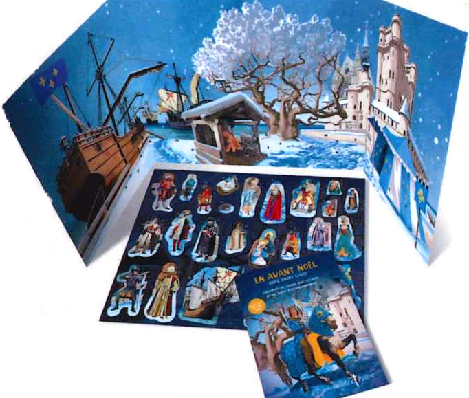 En avant Noël avec saint Louis ! Calendrier de l’Avent. « Noël, Noël, Noël ! »