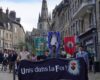 Procession de réparation à Guingamp des actes anticatholiques