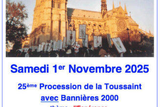 25e procession de la Toussaint avec Bannières 2000 à Paris
