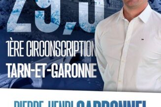 Législative partielle dans le Tarn-et-Garonne : l’alliance RN-UDR en tête