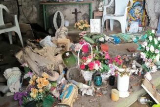 Lessard-en-Bresse (71) : la grotte des Libaux, réplique de Lourdes, a été saccagée