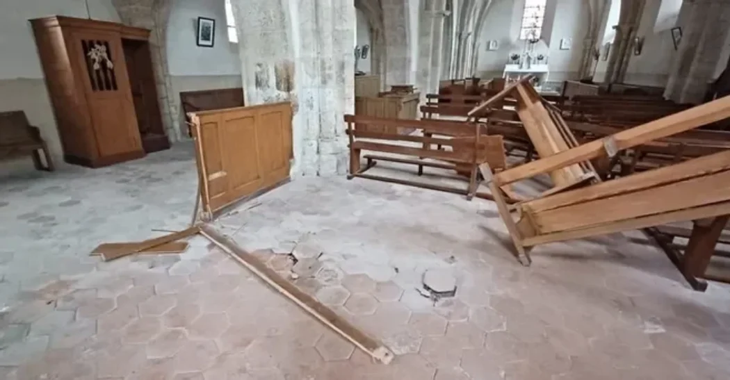 Une église vandalisée la nuit d’Halloween