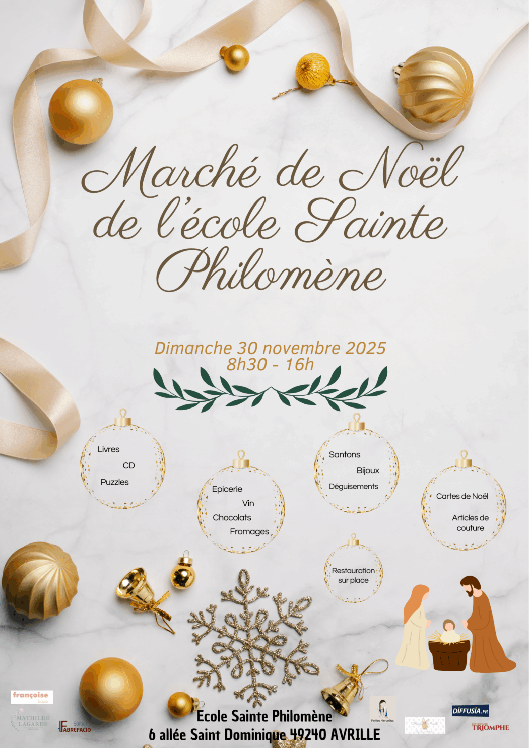 Marché de Noël de l’école Sainte-Philomène (49)