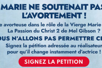 Une actrice pro-avortement choisie pour incarner la Vierge Marie