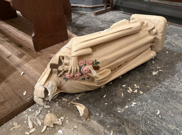 Vandalisme dans une église en Saône et Loire