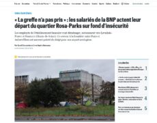 Les salariés de la BNP ont plus de chance que les habitants du Millénaire entre Paris et Aubervilliers