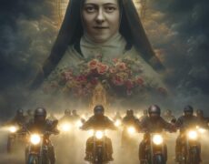 Des motards pour escorter le transfert des reliques de sainte Thérèse de Lisieux vers Versailles puis Paris
