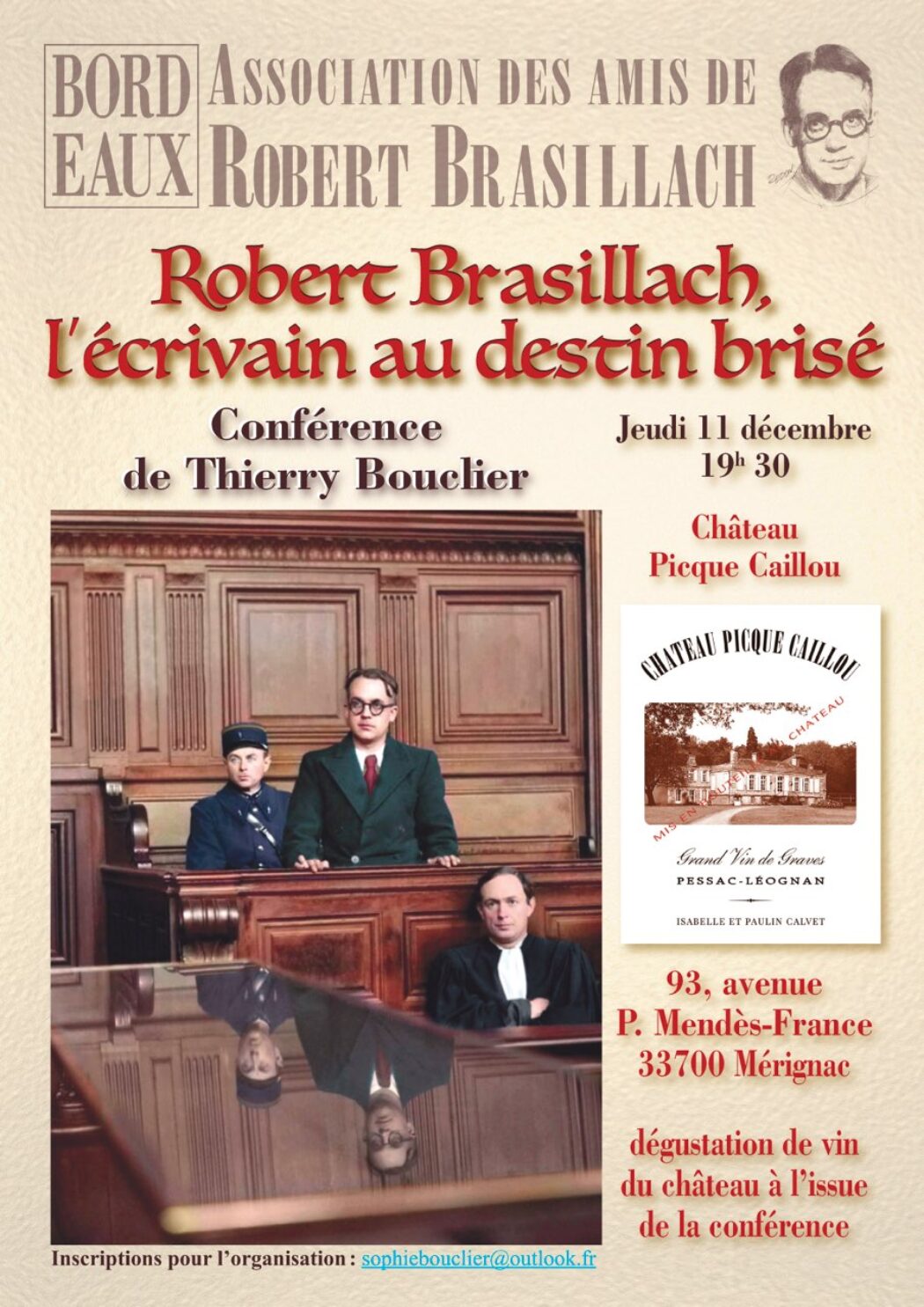 Un inédit de Robert Brasillach Les Vacances à découvrir à Bordeaux… le 11 décembre