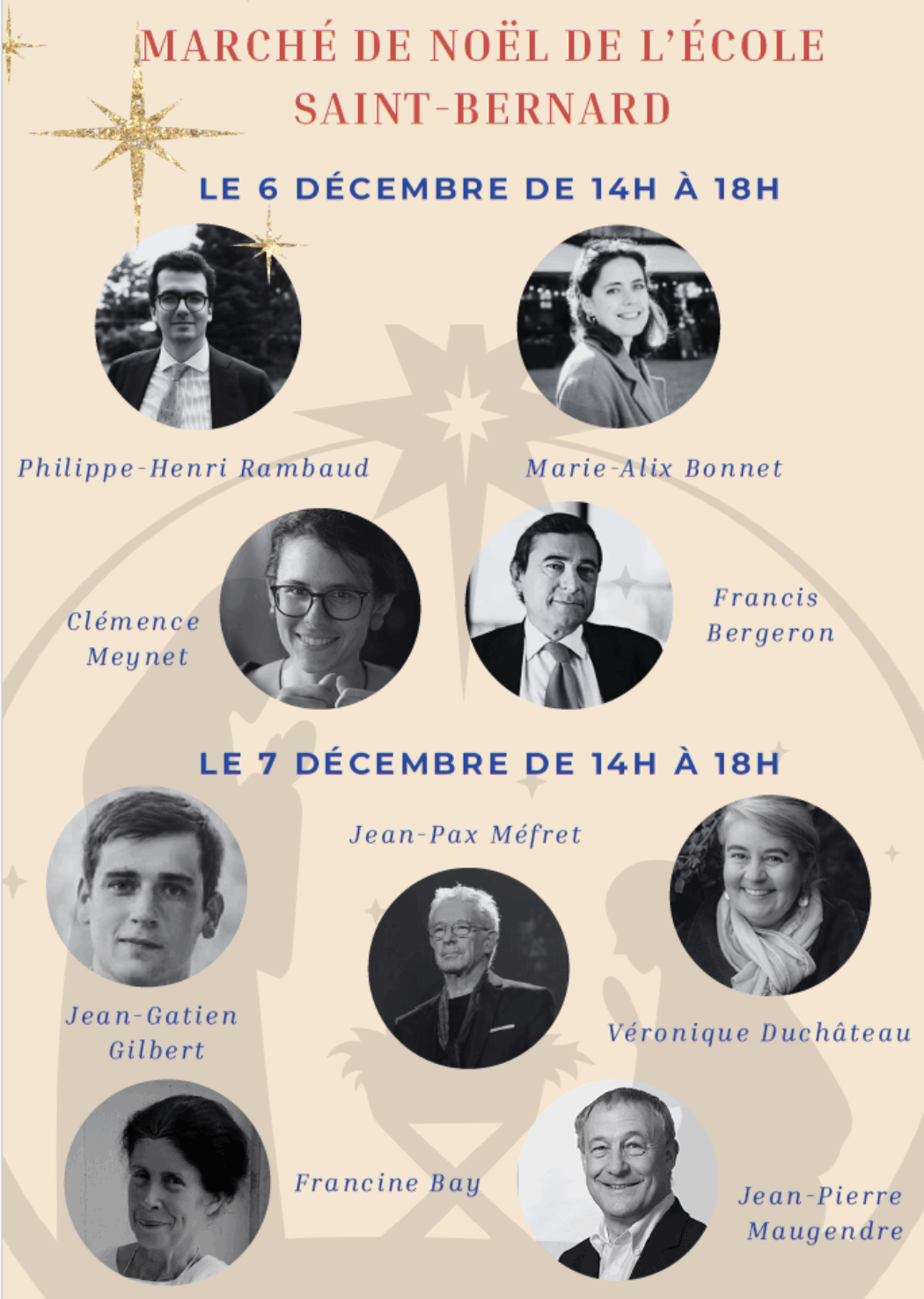 Ils seront au stand de LIVRES EN FAMILLE, à l’école Saint-Bernard – Villepreux