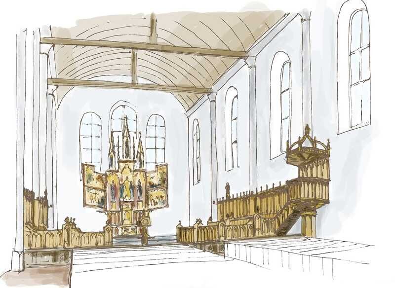 Les futures stalles de la Fraternité Saint-Vincent-Ferrier