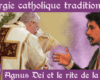 (Agnus Dei et le rite de la paix dans la liturgie traditionnelle.