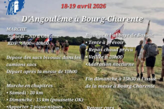 Pèlerinage régional de tradition en Poitou-Charentes les 18 et 19 avril