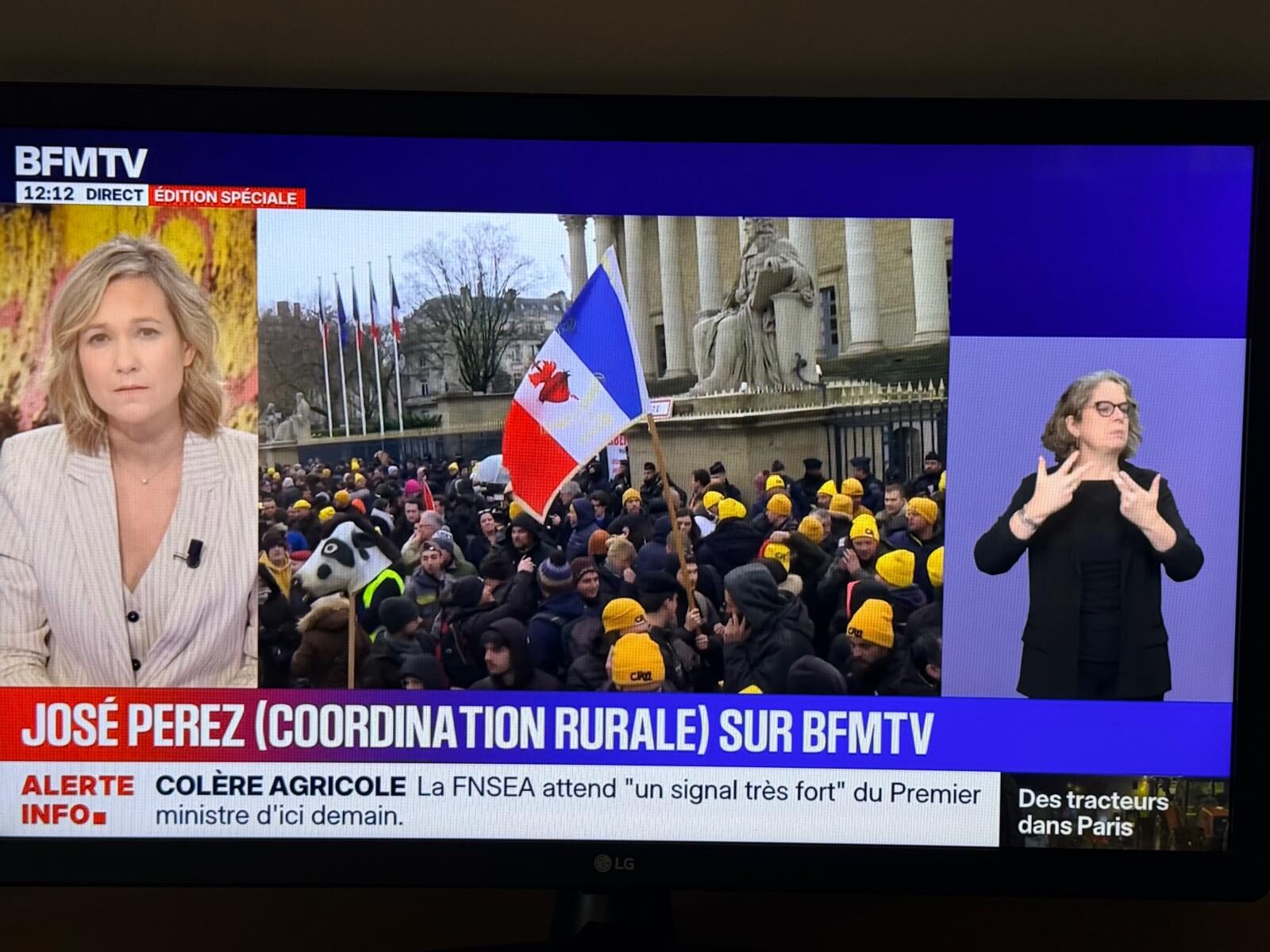 Les tracteurs sont entrés dans Paris