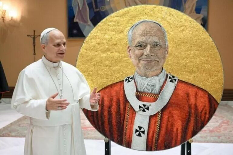 La mosaïque de Léon XIV à St-Paul Hors les Murs