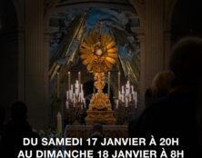 Veillée de prière pour la vie samedi 17 janvier