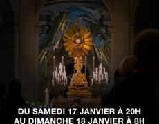 Veillée de prière pour la vie samedi 17 janvier