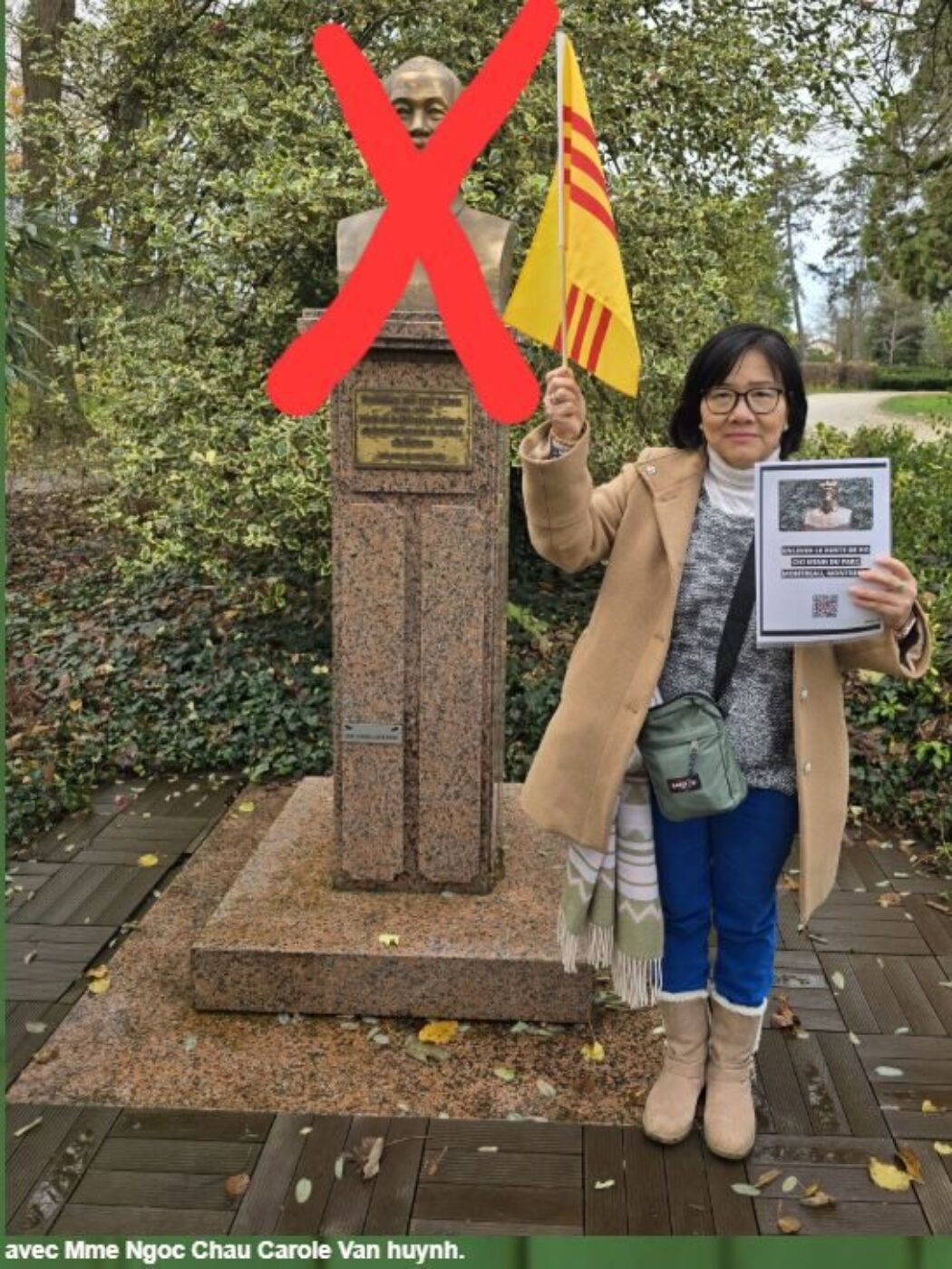 Pétition pour faire retirer un buste de Ho Chi Minh dans la ville de Montreuil