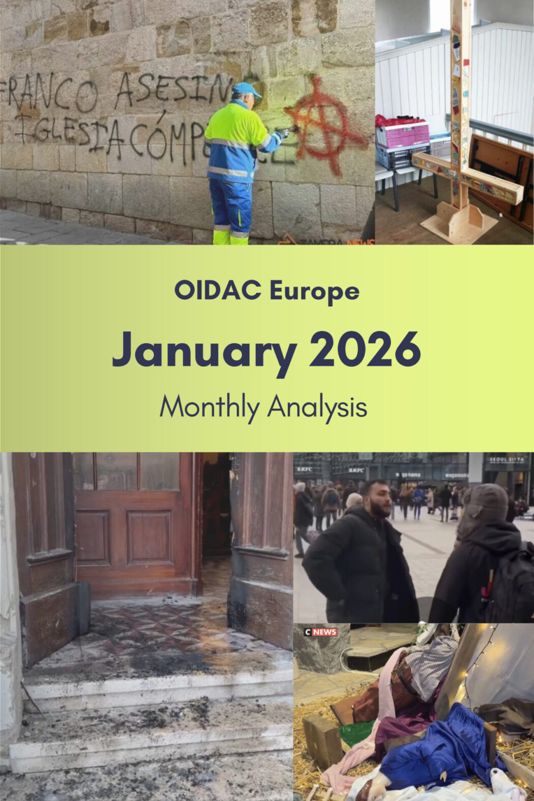 Un nombre élevé d’incendies criminels visant des églises en janvier 2026