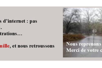 La tempête perturbe l’activité de Livres en famille