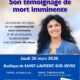 Soirée Témoignage Natalie Saracco à Saint-Laurent-sur-Sèvre (85)