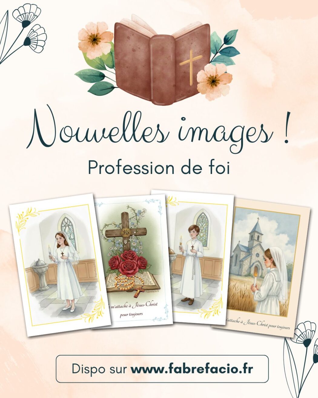 Ces petites images pieuses que l’on conserve toute une vie …