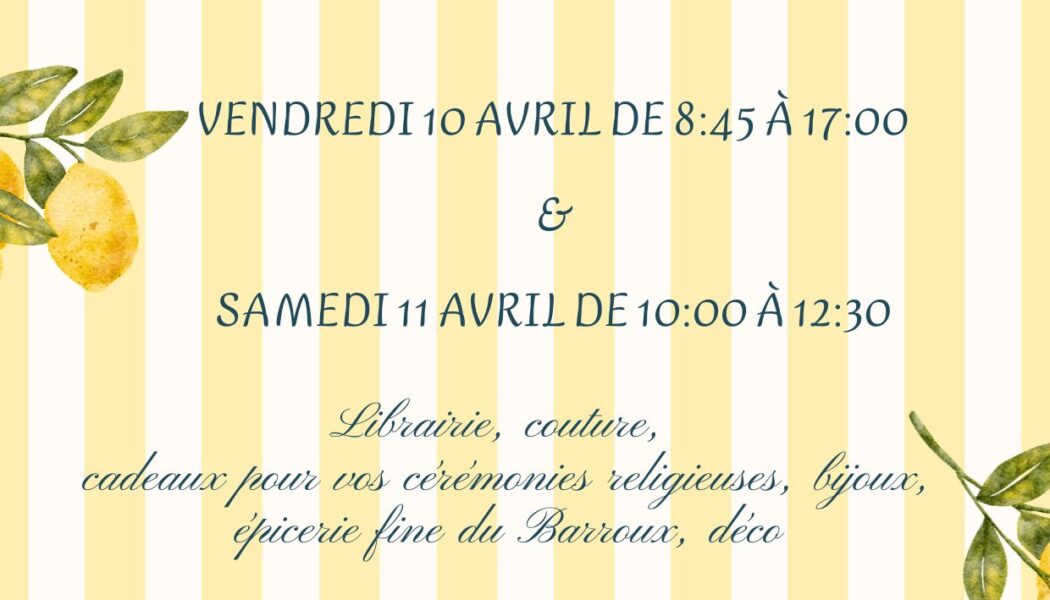 Marché de Printemps de l’école Saint-Joseph-des-Lys