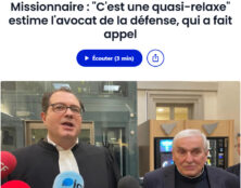 Verdict dans le procès du père Bernard et de la FMND : ” C’est une quasi relaxe” selon l’avocat de la défense.