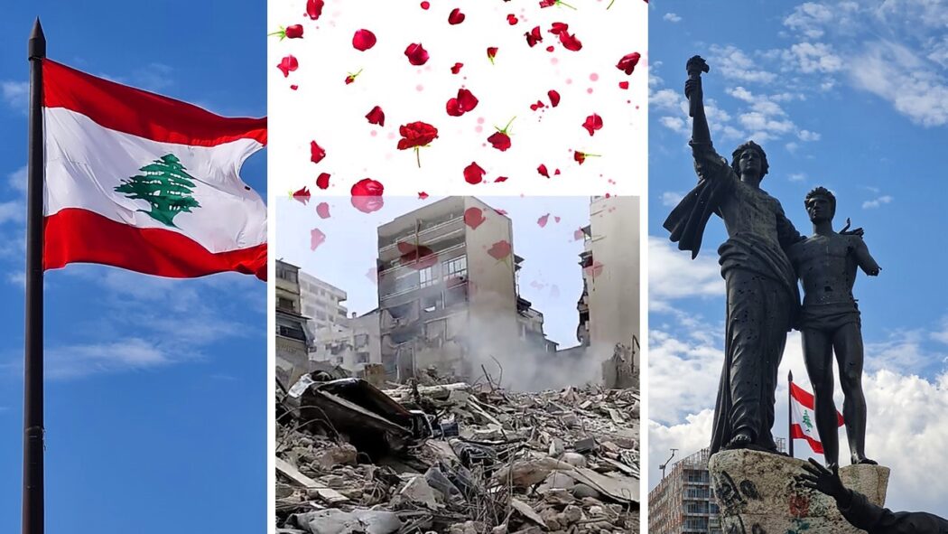 Il pleut des bombes sur le Liban, dès demain des roses ?