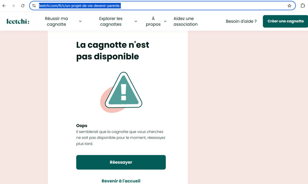 Juristes pour l’enfance fait bloquer une cagnotte Leetchi mise en ligne pour financer un contrat de gestation pour autrui