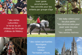 17-23 août : session familiale à Sées (61) avec la Fraternité Saint-Pierre