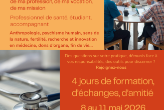 « La médecine hippocratique au cœur de ma profession, de ma vocation, de ma mission » Séminaire de formation à l’éthique médicale du 8 au 11 mai