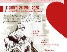 25 avril : Pèlerinage des Lucs-sur-Boulogne 2026