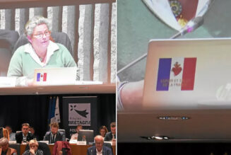 Un autocollant “Espoir et salut de la France” déclenche un rappel à l’ordre du président PS au conseil régional de Bretagne