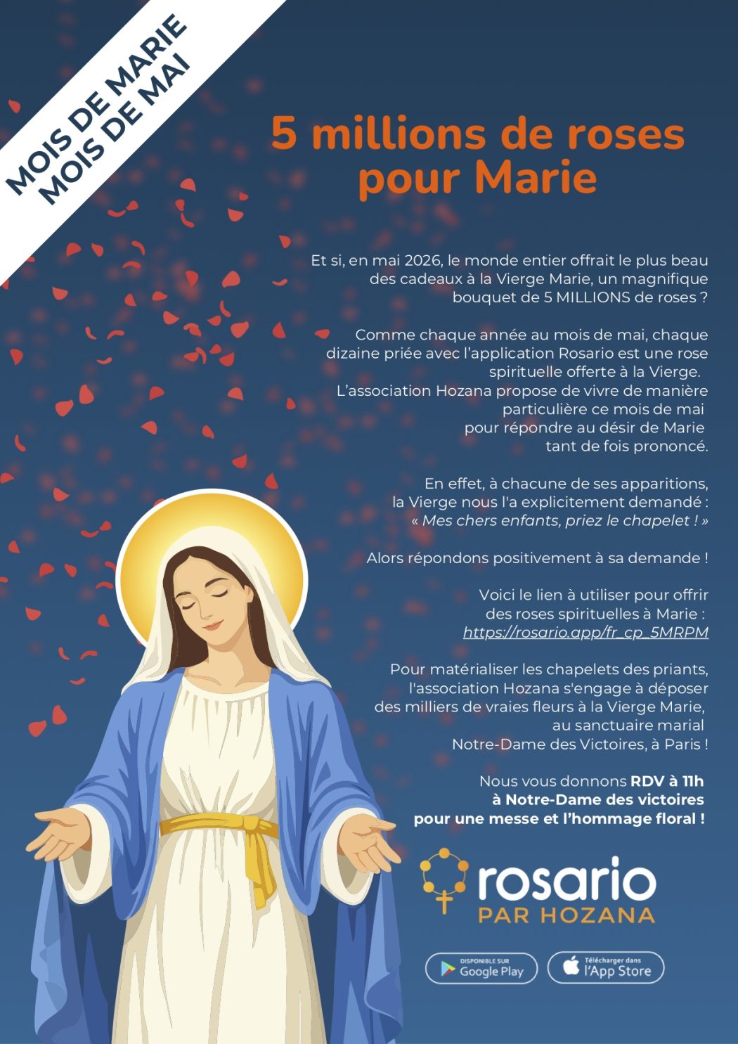 5 millions de roses pour Marie