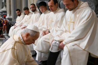 “Se laisser servir par le Seigneur est donc une condition pour servir comme Il l’a fait, Lui”