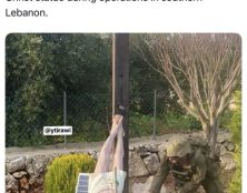 L’armée israélienne souligne que la conduite de ce soldat est totalement incompatible avec les valeurs attendues de ses troupes