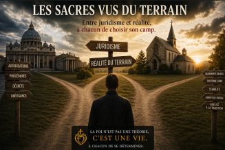 Les sacres vus du terrain