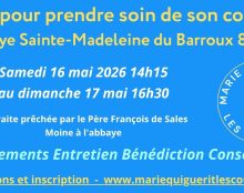 Retraite pour les couples au Barroux les 16 et 17 mai