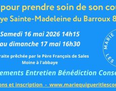 Retraite pour les couples au Barroux les 16 et 17 mai