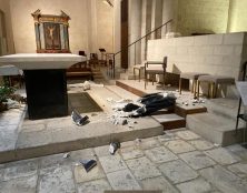 Vandalisme à l’église de Surgères (17)