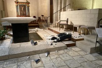 Vandalisme à l’église de Surgères (17)