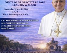 Manifestation à Paris en faveur des chrétiens d’Algérie