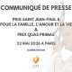Remise des PRIX SAINT JEAN-PAUL II & PRIX QUAS PRIMAS en présence de son éminence le cardinal Burke