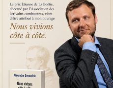 Prix “Etienne de la Boétie” pour Alexandre Devecchio – Ce qu’en dit Philippe de Villiers :